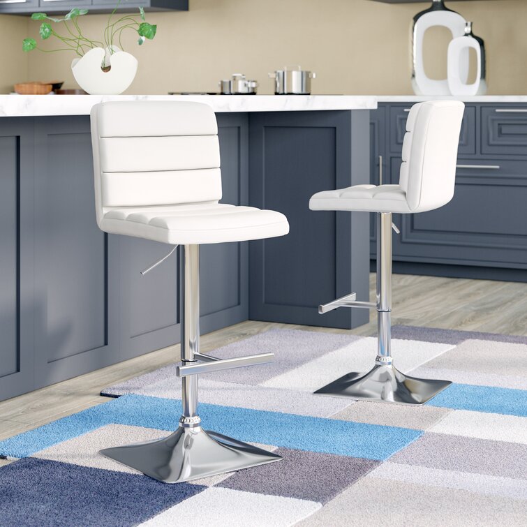 Renea swivel bar 2024 stool orren ellis upholstery